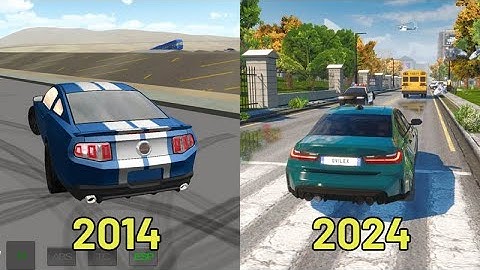 Evolution of Android/iOS All Car Driving Games | To Driving School Simulator Evo
