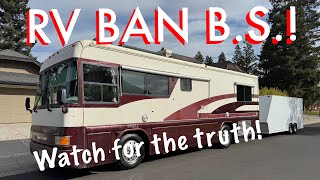 The Diesel RV Ban!  Rumors dispelled!