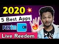 Top 5 Paytm Cash Earning Apps in 2021  Best 5 Earning ...