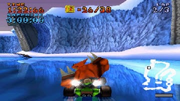 Crash Team Racing - Episode 12 - All Relics in Glacier Park!