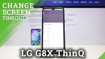How to Set Up Screen Timeout in LG G8X ThinQ – Adjust Sleep Time