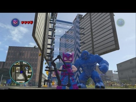 LEGO Marvels Super Heroes The Blob Skydiving PC 4k Ultra HD 2160p. 