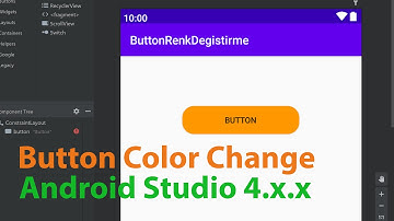 Button Arkaplanı Nasıl Değiştirilir, Yeni Android Studio Versiyonu 4K