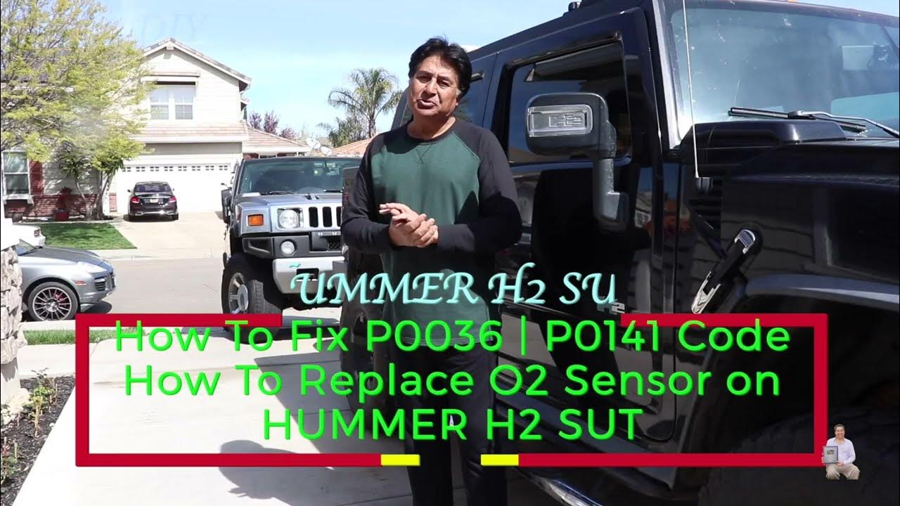 How To Fix Code P0036 Code P0141 on HUMMER H2 | How To Replace Oxygen