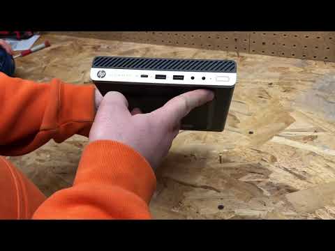 Memory RAM Upgrade quick and easy on HP EliteDesk 800 G3 mini PC Intel core i7 computer 32GB easy!