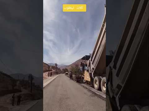 مرحلة تزفيت طريق ثلاث نيعقوب