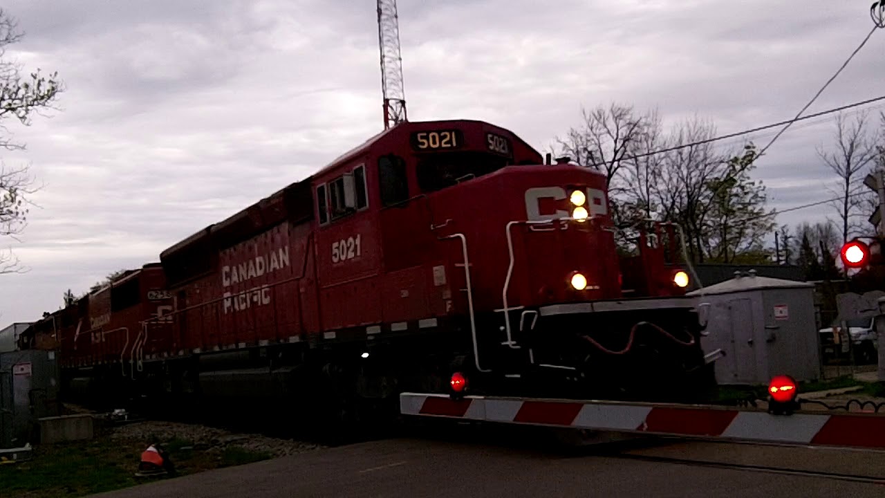 CP 132 w/ CP Engines 5021, 6258 & 6017 lead the long EB Loaded/Empty ...