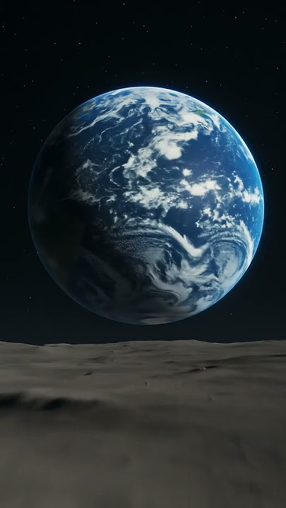 This Is How Earth Looks From the Moon 🌍🌑 | Real Space Perspective #earthview #moonhorizon #nasa #exo