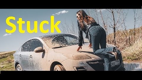 Car Stuck in Very Deep Mud