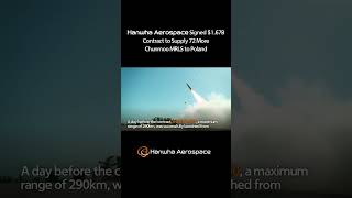 Hanwha Aerospace Signed $1.67B Contract to Supply 72 More Chunmoo MRLS to Poland