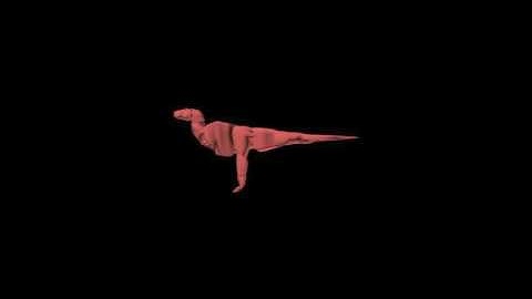 Dinosaur 3D modelling approach