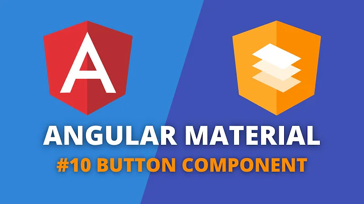 Angular Material #10 - Button Component