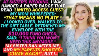 My Parents Downgraded Me To 'Limited Guest' At My Sister's Wedding—Until I Walked To The Gift Table