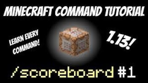 How to use the /scoreboard command in Minecraft Java 1.16