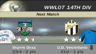 FIFA 07 | WWL 07 14th Division Week 3 Match 3 - Sturm Graz vs U.D. Vecindario [AI vs AI]