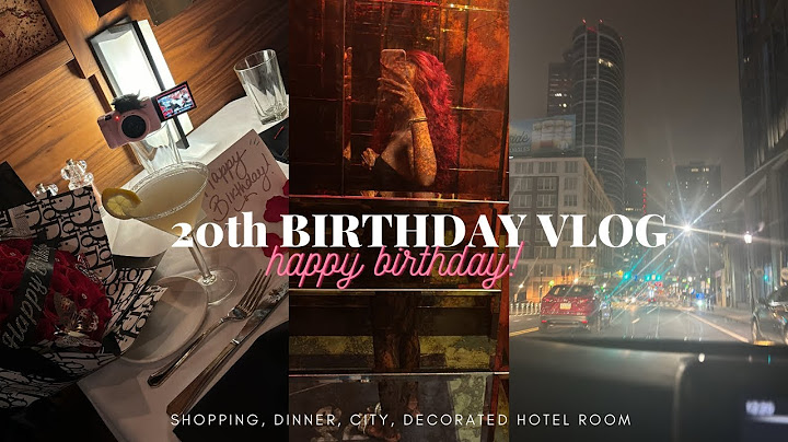 20th BIRTHDAY VLOG : shopping, dinner, flowers, hotel room, car vibes & more!