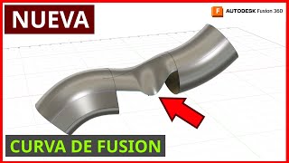 Nueva Operación Curva De Fusion - Blend Curve En Fusion 360