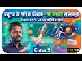 न्यूटन के गति के नियम#Class-9#Chapter -3