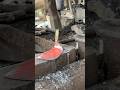The process of making a grass hoe #blacksmith #handforged #metalworking #forging #traditionalcraft