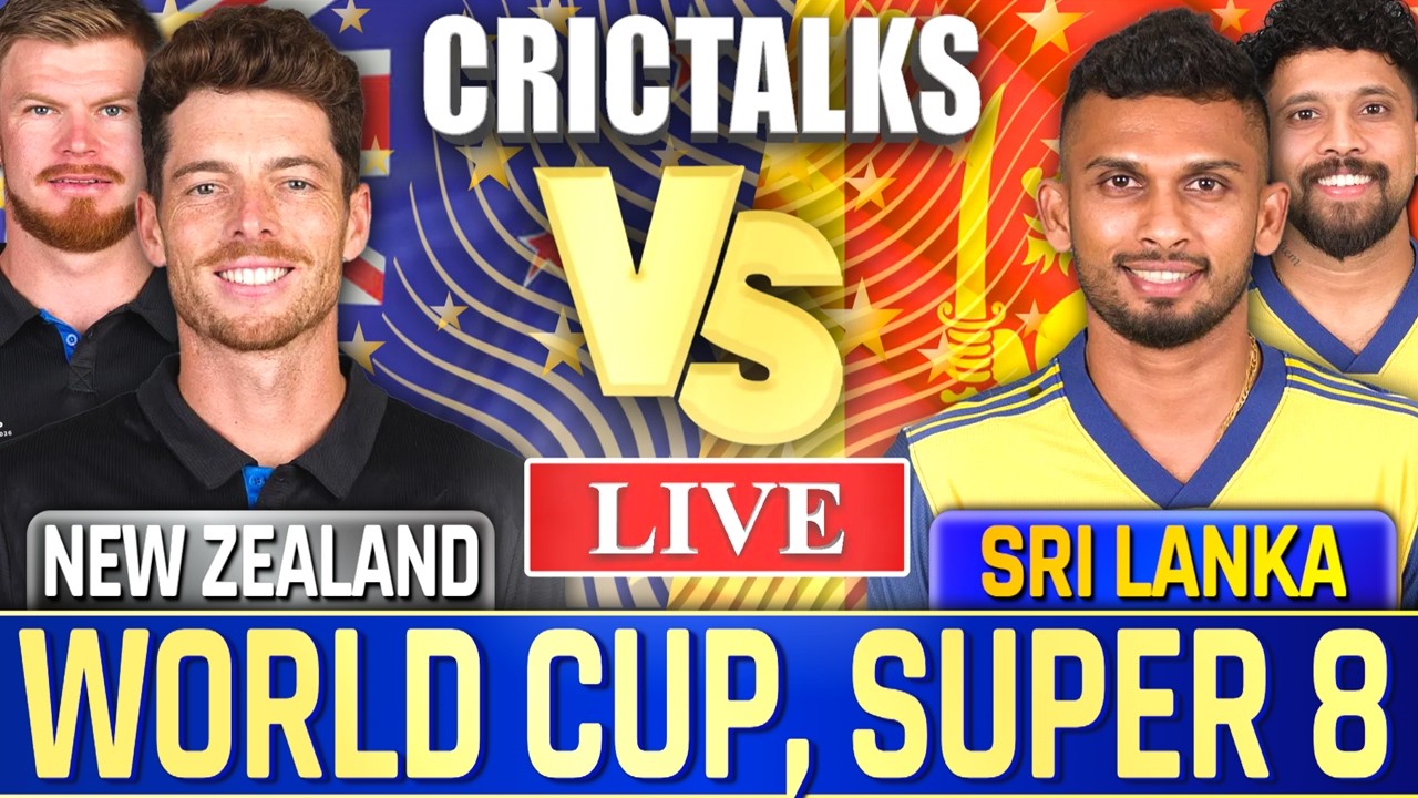 🔴 Cricket Live: NZ vs SL, T20 World Cup 2026, Live Cricket Scores, Commentary, 2nd Innings