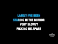 Lately in the Style of "Stevie Wonder" karaoke video with lyrics (no lead vocal)