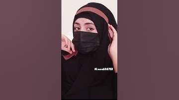 Hijab Tutorial with border dupata #hijabwithmask #viral #hijabsimple #hijabtutorial #hijabstyle