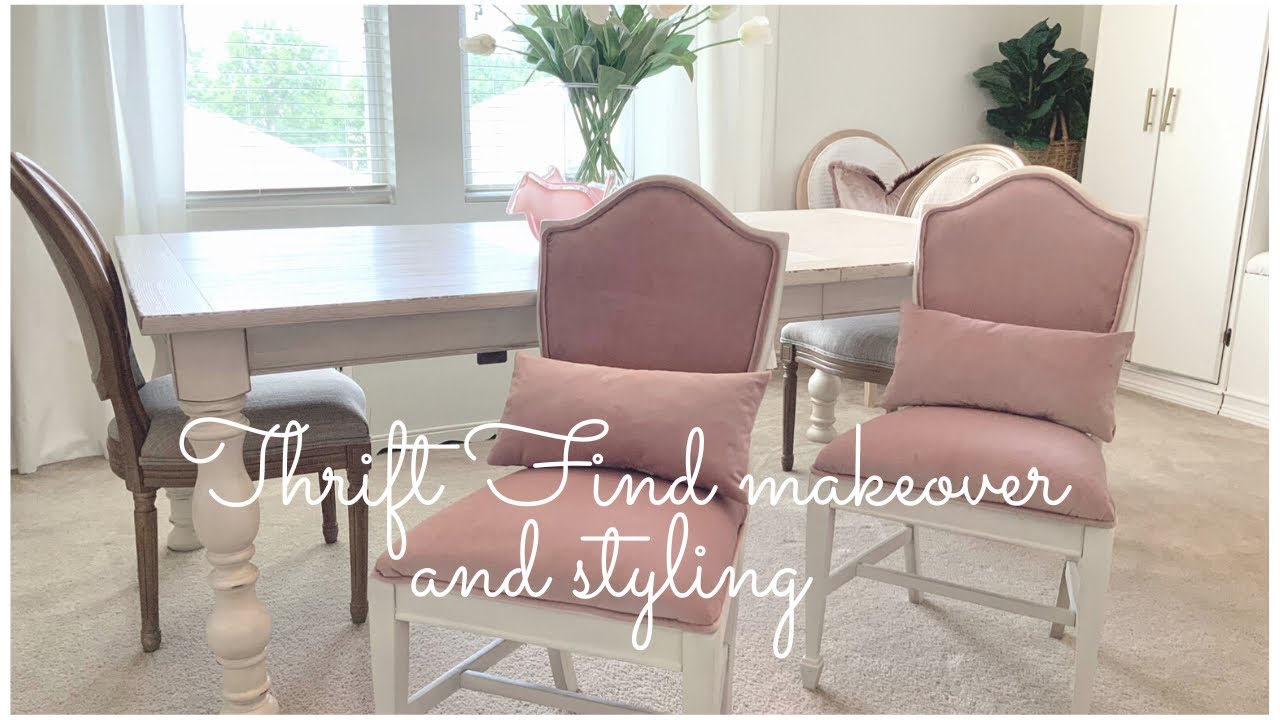 Two Beautiful Thrift Finds Makeover and Styling Furniture YouTube