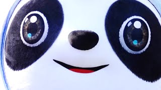 So funny Olympic mascot Bing Wen Wen 冰墩墩 The chubby panda of the Beijing 2022 Winter Olympic Games