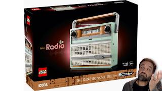 : LEGO Icons Retro Radio 10334 official unveiling & my thoughts!