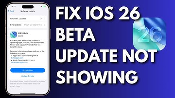 How To Fix iOS 26 Beta Update Not Showing Up On iPhone
