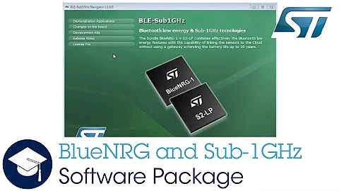 BlueNRG and Sub-1GHz Software Package
