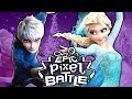 Elsa vs jack frost  epic pixel battle epb saison 1