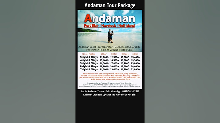 Andaman Tour Package | Andaman Honeymoon Package | Budget Andaman Trip | Andaman and Nicobar Islands