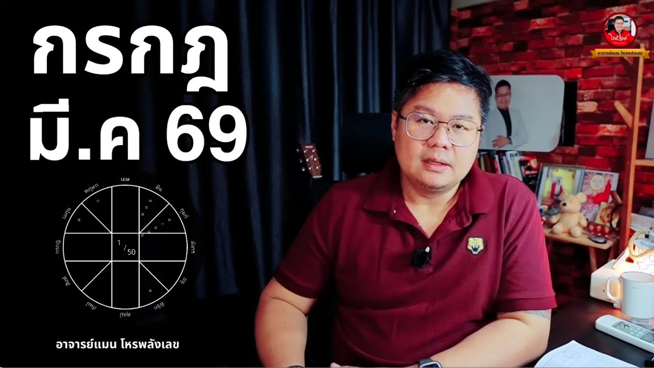 ลัคนาราศี กรกฎ มีนาคม 2569 | อาจารย์แมน โหรพลังเลข |