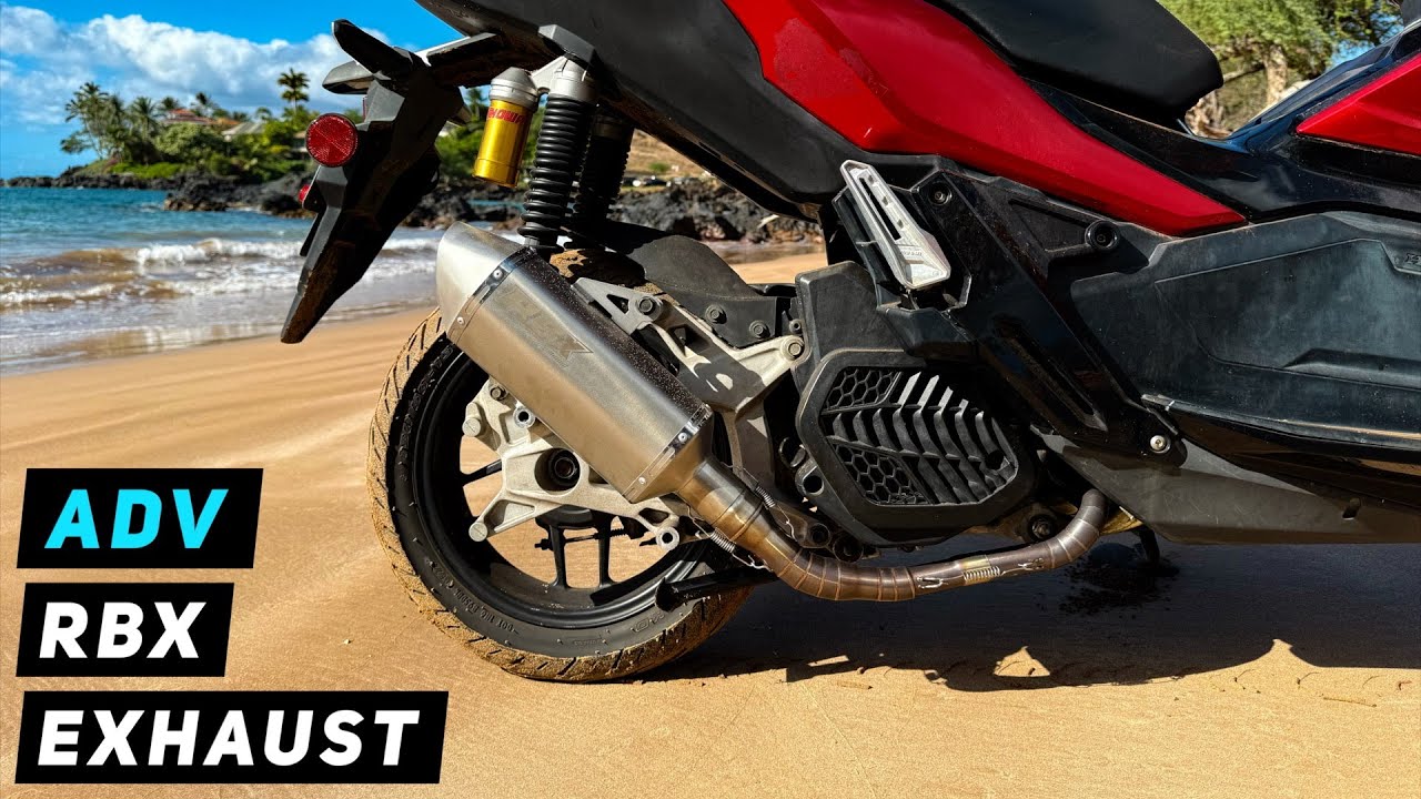 Honda ADV 150 - RBX Exhaust Upgrade: Testing, Installation & Comparison ...