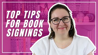 preparing for a romance book signing