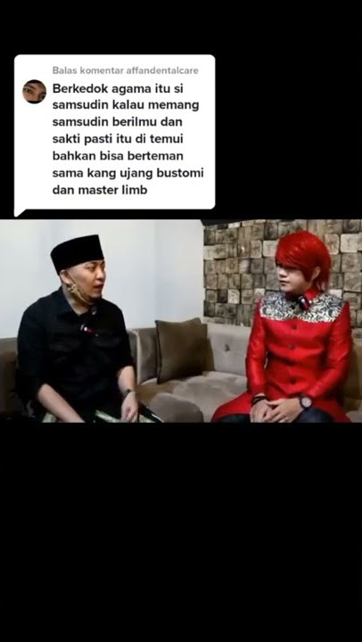 Marcell (pesulap merah) dan kang Ujang Bustomi #shorts