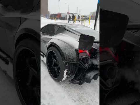 Nasty Twin Turbo! #v8 #prishow #corvettr