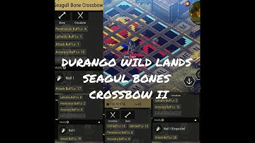 Durango Wild Lands : Test Damage Seagul Bones Crossbow II