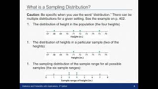 6 1   What is a Sampling Distribution