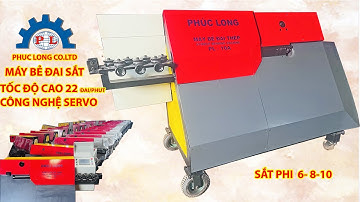 Máy bẻ đai sắt tự động Phúc Long CNC SERVO PL -10A