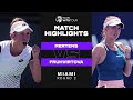 Elise Mertens vs. Linda Fruhvirtova | 2022 Miami Round 2 | WTA Match Highlights