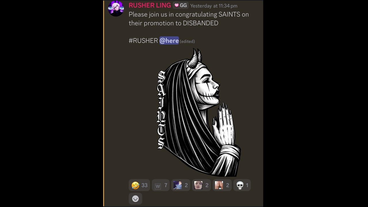 Can’t run the city forever - Saints MC