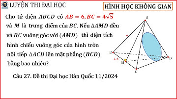 Đề thi ĐH Hàn Quốc 2025 - Tính diện tích hình (H