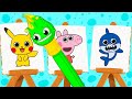 Aprende los colores con tu amigo mágico Groovy el Marciano | Dibujos animados educativos