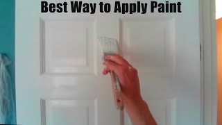 Best Way to Apply Paint