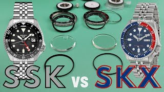 SSK vs. SKX | Parts Comparison & Conversion Test | Modding Parts by SKXMOD