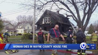 Woman dies in Wayne County house fire