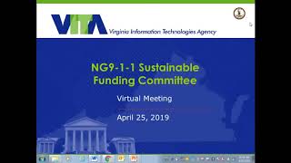 Sustainable Funding Committee - 4/25/2019