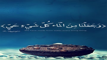 الآية "وجعلنا من الماء كل شيء حي" مكررة ١٠٠٠ مرة